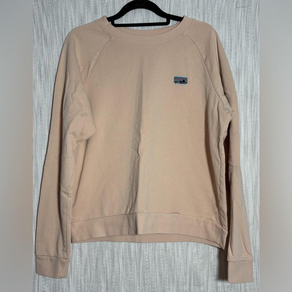 Patagonia Crewneck Sweatshirt in Light Pink/Tan